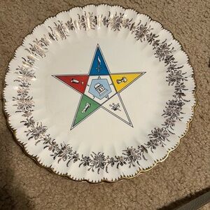Order of the Eastern Star 10 inch plate